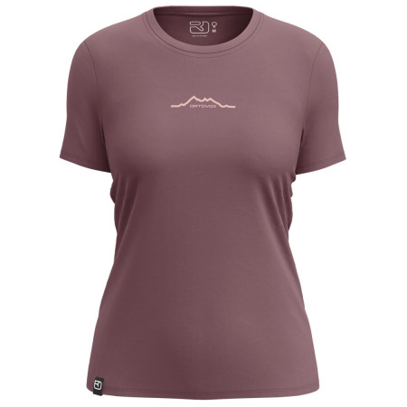 Ženska majica Ortovox 150 Cool Mountain T-Shirt tamno ljubičasta/ružičasta Chestnut