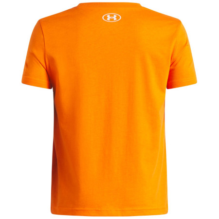 Dječja funkcionalna majica Under Armour UA B Logo Wordmark SS Outrageous Orange