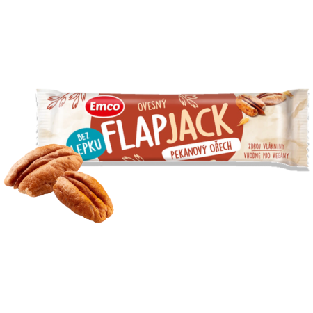 Energetska pločica Emco Flapjack s pekan orasima 45 g