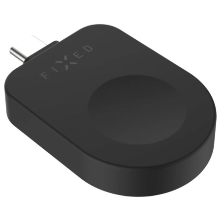 Adapter Fixed Nabíjecí USB-C adaptér pro Apple Watch crna černá