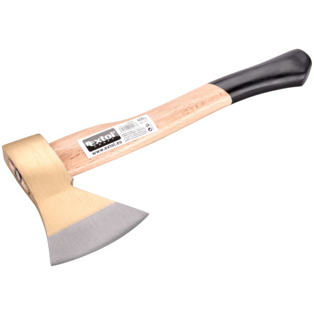 Sjekira s drvenom ručkom Extol "zlatna" 600g