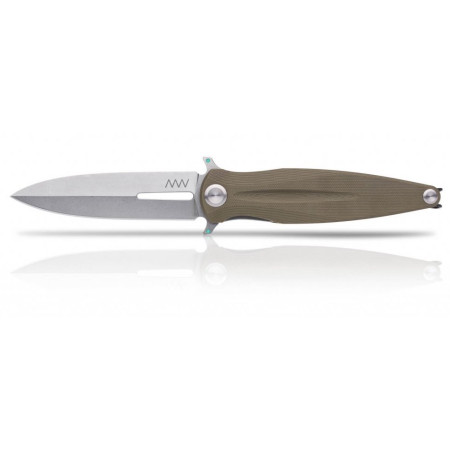 Nož Acta non verba Z400 Stonewash/G10/Liner Lock zelena Olive