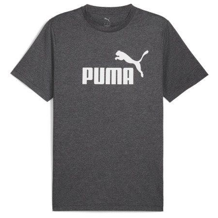 Muška majica Puma Ess No. 1 Logo Heather Tee crna PUMA Black