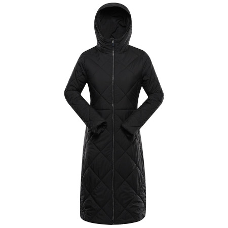 Ženska duga jakna Alpine Pro Stawa crna Black