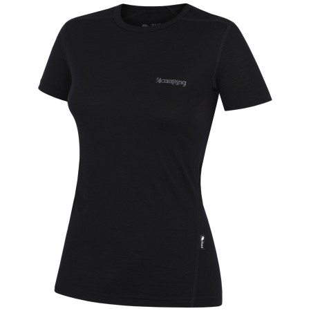 Ženska majica Zulu Merino 160 Short 4C crna black