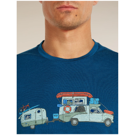 Muške funkcionalne majice Icebreaker Men Merino 150 Tech Lite SS Tee Transportage