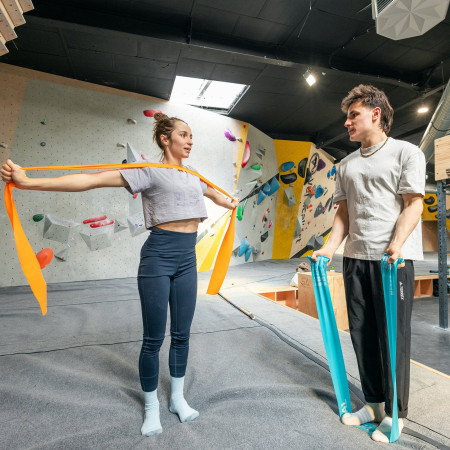 Elastična traka za vježbanje YY VERTICAL Warm Up Band Blue Medium