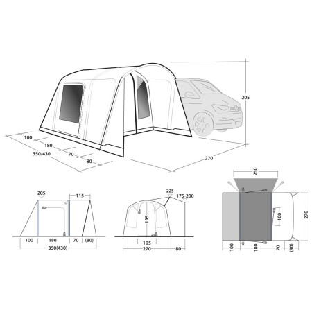 Autošator Outwell Talladega Air