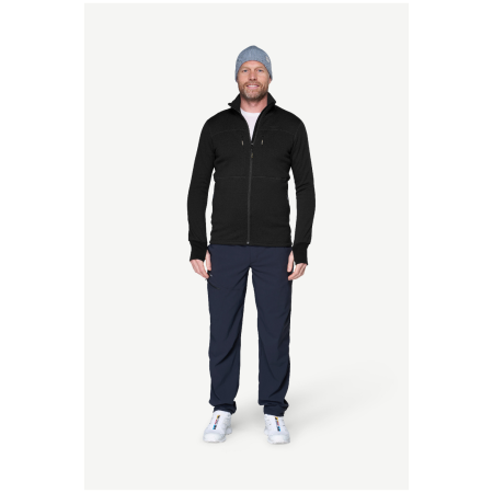 Muške funkcionalne majice dugih rukava Devold Egga Grid Merino Jkt