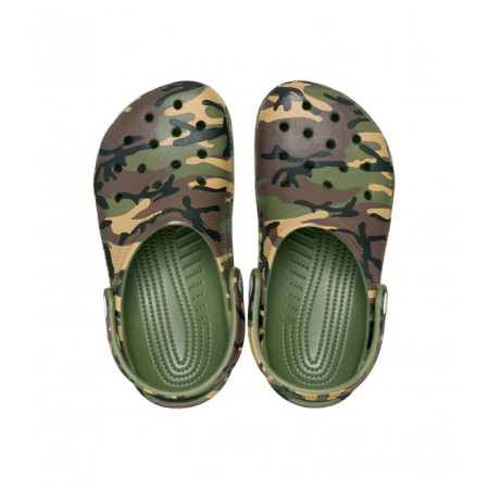 Dječje papuče Crocs Classic Camouflage Clog Army Green/Multi