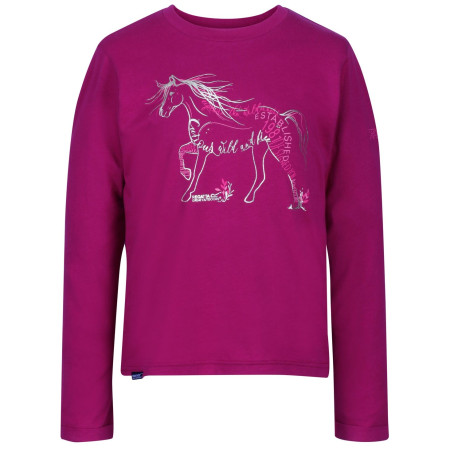Dječja majica Regatta Wendell kůň ružičasta Beetroot