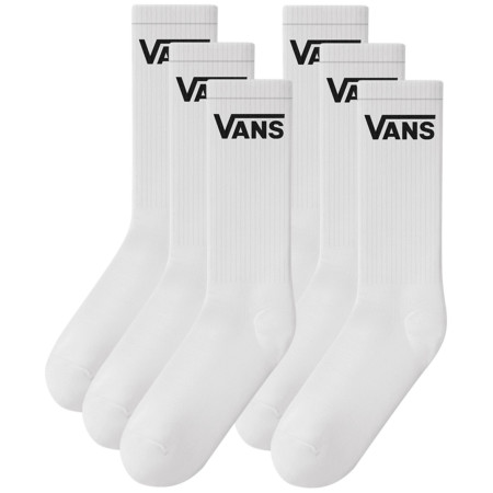 Čarape Vans Classic Crew 6ps bijela White