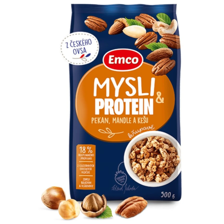 Müsli Emco Proteinski müsli, pekan/badem/indijski oraščići 500g