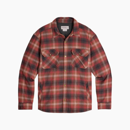 Muška košulja Royal Robins M Vista Flannel Shacket crvena Spice Grizzly Pld