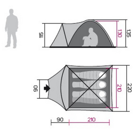 Šator Hannah Hover 4