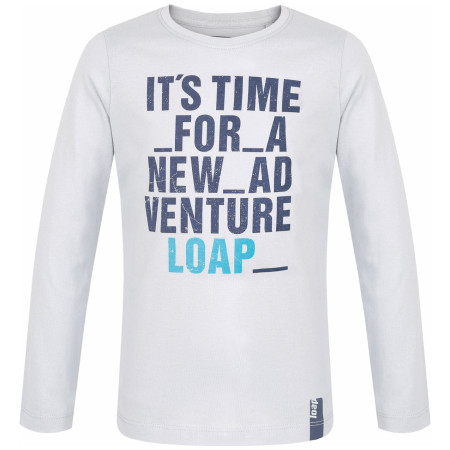 Dječja majica Loap Binus siva Gray