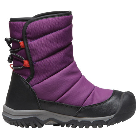 Dječje zimske cipele Keen Puffrider Wp Youth Ljubičasta charisma/orange