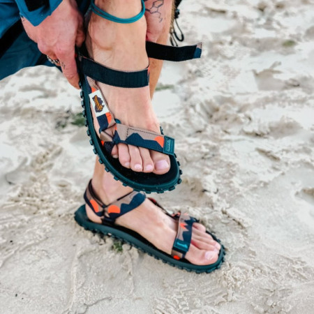 Muške sandale Gumbies Scrambler Khaki a Orange