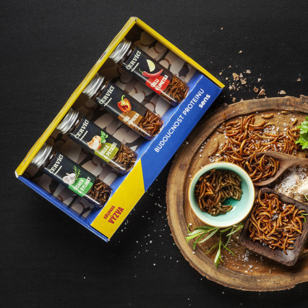 Jestivi crvi Sens Poklon set od 4 okusa