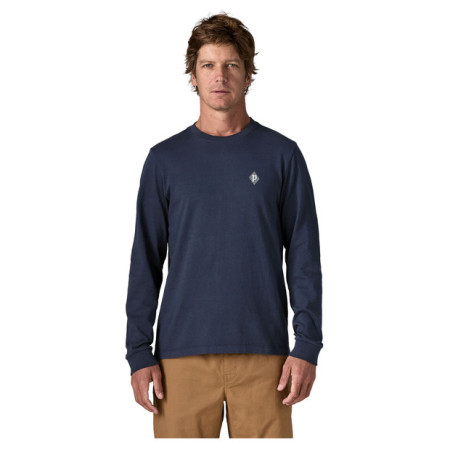 Muška majica Patagonia M's L/S MW Hut Tripper Skyline T-Shirt