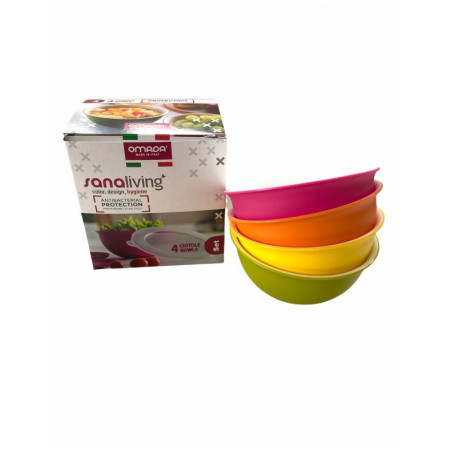 Set 4 zdjele Omada Sanaliving Bowls Set 4x 0,5L