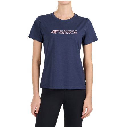 Ženska majica 4F Tshirt F3495 tamno plava Navy