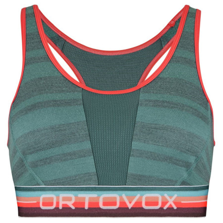 Sportski grudnjak Ortovox 185 Rock'N'Wool Sport Top W siva