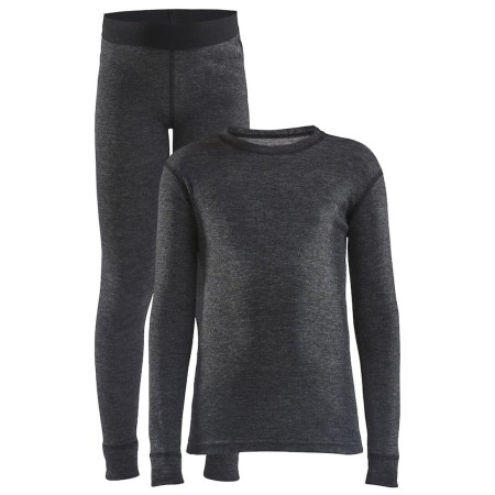 Dječji funkcionalni set Craft Core Wool Merino Set J crna černá