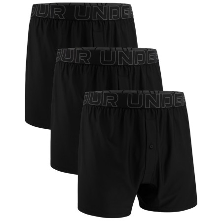 Muške bokserice Under Armour Lounge Tech Mesh Boxer - 6 crna black