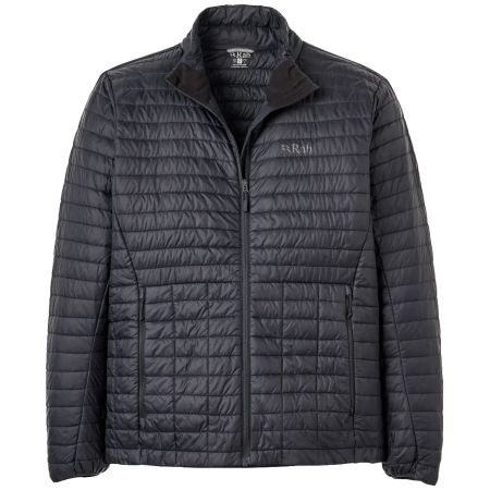 Muška jakna Rab Microlighter Down Jacket crna