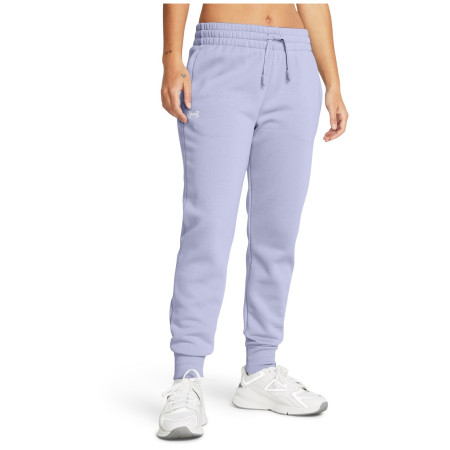 Ženske trenerke Under Armour Rival Fleece Jogger bijela/ljubičasta Celeste/White