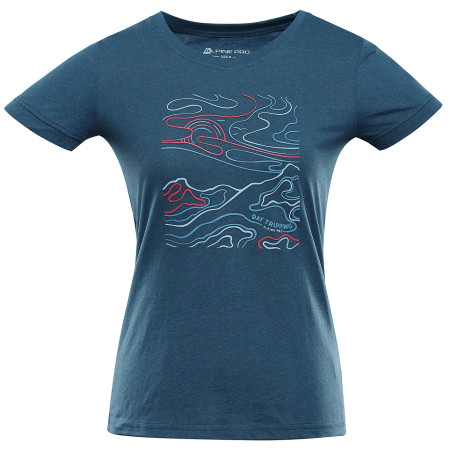 Ženska majica Alpine Pro Nega 2 plava moroccan blue