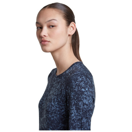 Ženska funkcionalna majica Icebreaker Women M 200 Oasis LS Crewe Moss BloomAOP