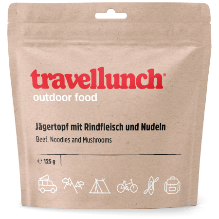 Dehidrirana hrana Travellunch Rezanci sa junetinom i gljivama 125g