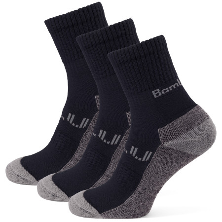 Čarape Zulu Bambus Trek M 3-pack crna