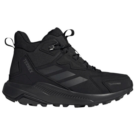 Ženske planinarske cipele Adidas Terrex Anylander Leather Mid Climaproof crna Cblack/Carbon/Grefou