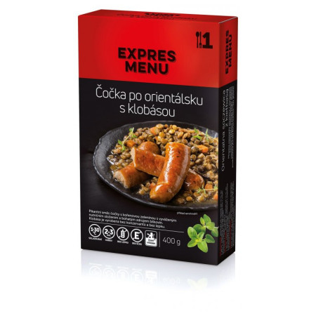 Gotova jela Expres menu KM Leća na istočnjački način s kobasicom