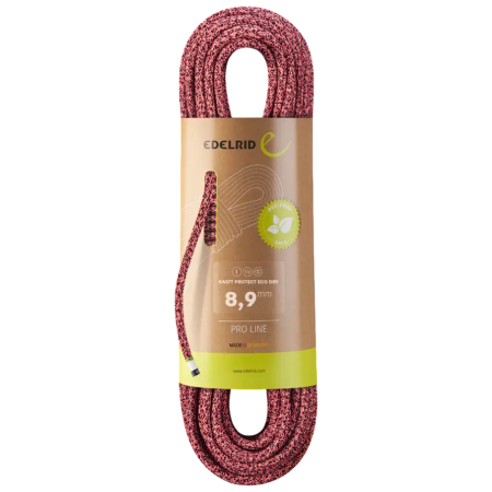 Uže Edelrid Swift Protect Eco Dry 8,9mm ružičasta 729 night-fire
