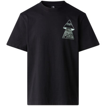 Muška majica The North Face M Mountain Play Relaxed Short Sleeve Tee-Graphic crna TNF BLACK