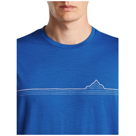 Muška majica Icebreaker Men Merino 150 Tech Lite SS Tee Range Stripes