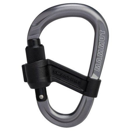 Karabiner Mammut Smart HMS 2.0 Screwgate Carabiner siva 1502 - Screw Gate, grey