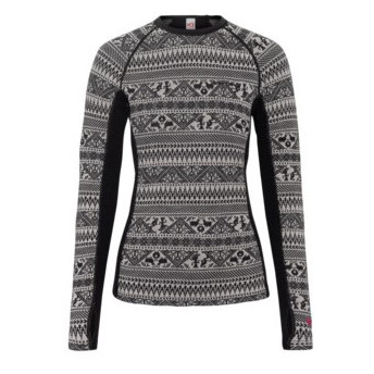 Ženska funkcionalna majica Kari Traa Tale Ls crna BLACK