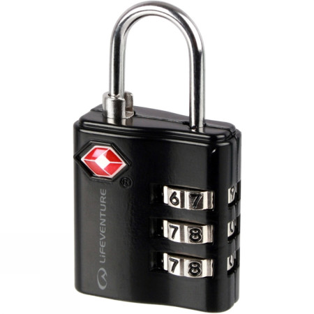 Katanac LifeVenture TSA Combi Lock crna Black