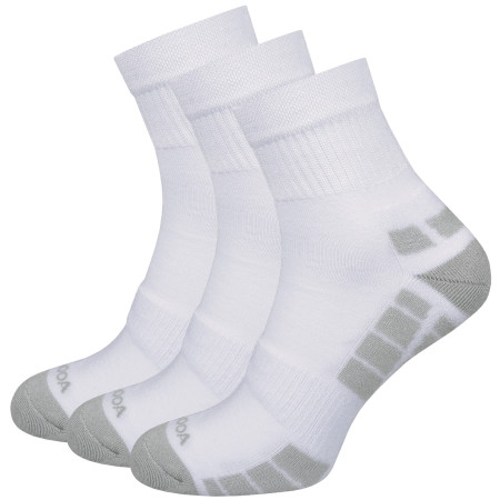 Čarape MOOA Silver Bamboo Mid 3-pack bijela/siva White/Grey
