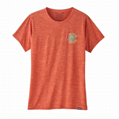 Ženska majica Patagonia W's Cap Cool Daily Graphic Shirt crvena