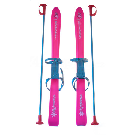 Dječje skije Yate Dětské lyže 90 cm Carving set ružičasta Pink