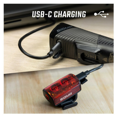 Prednje / zadnje svjetlo Sigma Buster 800 + Buster RL 80