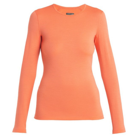 Ženska majica Icebreaker W's 200 Oasis LS Crewe narančasta