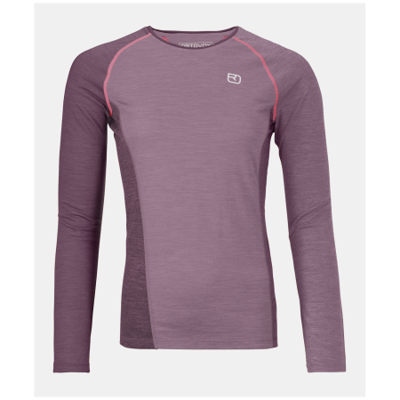 Ženska funkcionalna majica Ortovox 120 Cool Tec Fast Upward Ls W Ljubičasta Wild Berry