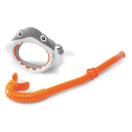 Set za ronjenje Intex Shark Fun Set 55944 narančasta/siva